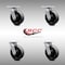 Service Caster 6 Inch SS Glass Filled Nylon Wheel Swivel Caster Set with Roller Bearings SCC SCC-SS30S620-GFNR-4 - alternate 3